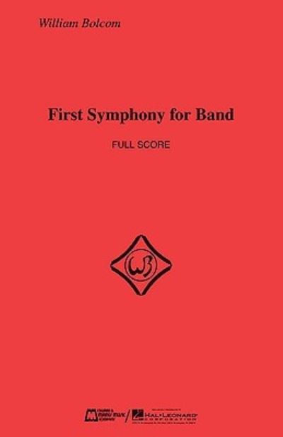 Cover for William Bolcom · First Symphony for Band (Sheet music) (2009)