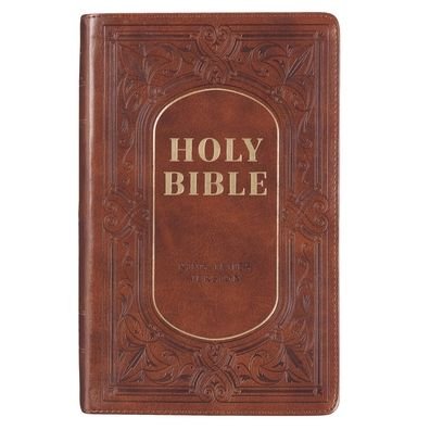 Cover for Christian Art Gifts Inc · KJV Bible Giant Print Brown (Leather Book) (2020)