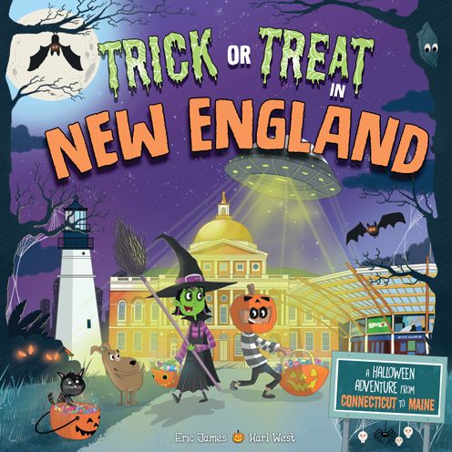 Cover for Eric James · Trick or Treat in New England (Hardcover Book) (2019)