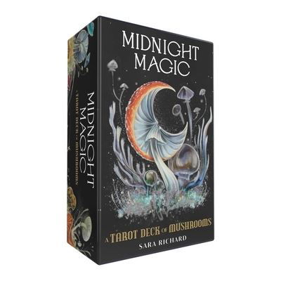 Midnight Magic: A Tarot Deck of Mushrooms - Sara Richard - Książki - Adams Media Corporation - 9781507220139 - 27 kwietnia 2023