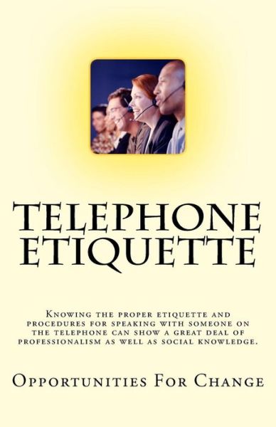 Cover for Opportunities for Change · Telephone Etiquette (Paperback Book) (2015)