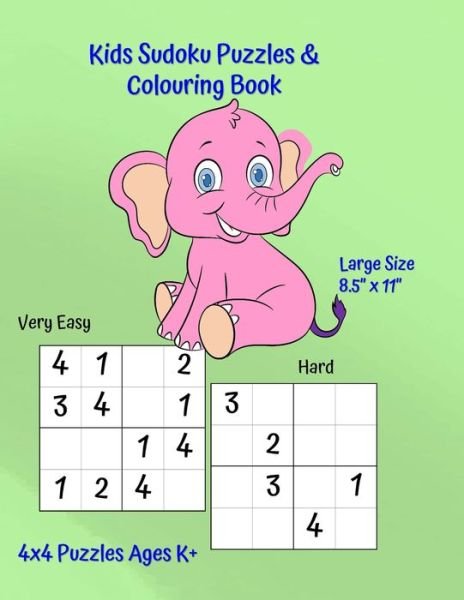 Cover for Wicked Notebooks · Kids Sudoku Puzzles and Colouring Book (Paperback Book) (2019)