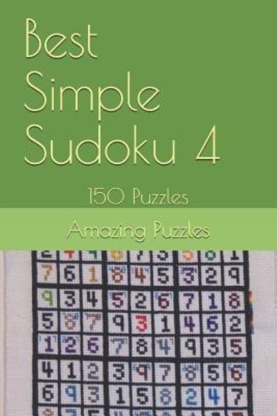 Cover for Amazing Puzzles · Best Simple Sudoku 4 (Paperback Book) (2018)