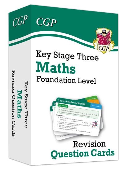 Cover for CGP Books · KS3 Maths Revision Question Cards - Foundation - CGP KS3 Question Cards (Hardcover bog) (2019)