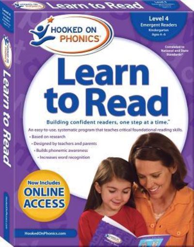 Cover for Hooked on Phonics · Hooked on Phonics Learn to Read - Level 4, 4 (Paperback Book) (2017)