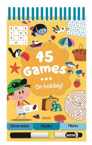 Cover for Auzou Publishing · 45 Games... on Holidays! (Bog) (2017)