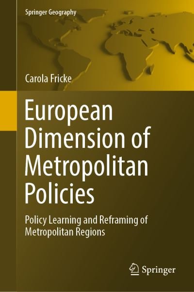 Cover for Fricke · European Dimension of Metropolitan Policies (Book) [1st ed. 2020 edition] (2019)