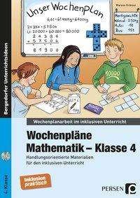 Wochenpläne Mathematik Klasse 4 - Krämer - Bøger -  - 9783403236139 - 