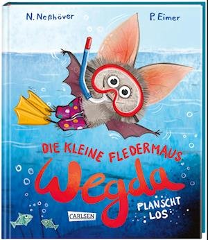 Cover for Nanna Neßhöver · Die kleine Fledermaus Wegda: Wegda planscht los (Bog) (2023)
