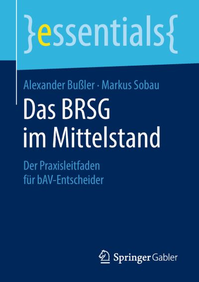 Cover for Bußler · Das BRSG im Mittelstand (Book) [1. Aufl. 2019 edition] (2018)
