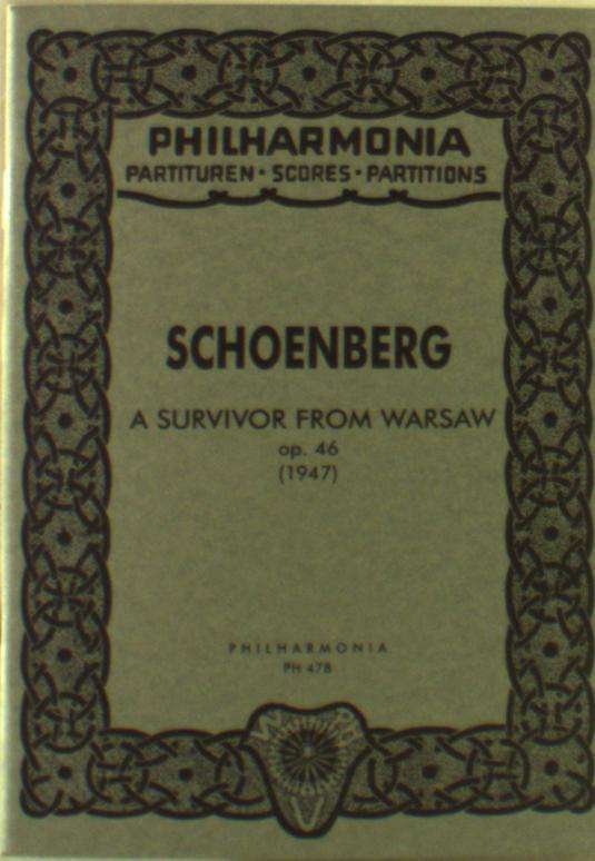 Ein Überlebender aus Warschau - Schönberg - Bücher -  - 9783702427139 - 