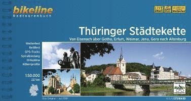 Cover for Esterbauer · Thüringer Städtekette: Von Eisenach über Gotha, Erfurt, Weimar, Jena, Gera nach Altenburg (Spiral Book) (2021)