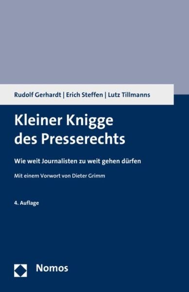 Cover for Gerhardt · Kleiner Knigge des Presserecht (Book) (2015)