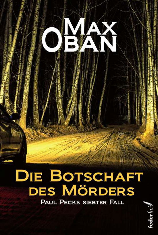 Cover for Oban · Oban:die Botschaft Des MÃ¶rders (Book)