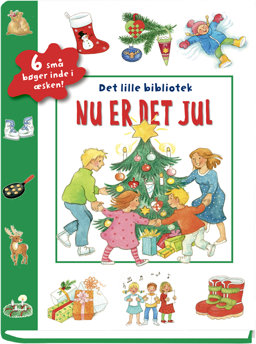 Cover for Ingen Forfatter · Det lille bibliotek. Nu er det jul (Cardboard Book) [1th edição] (2019)