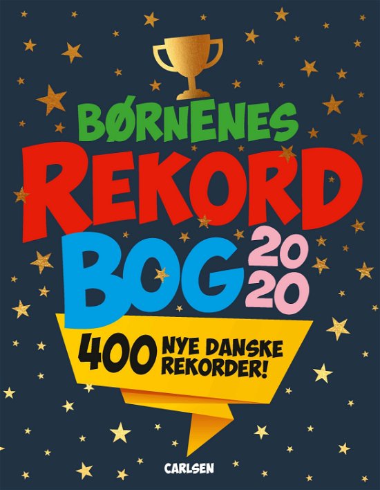 Cover for Mikael Brøgger · Børnenes rekordbog 2020 (Innbunden bok) [1. utgave] (2019)