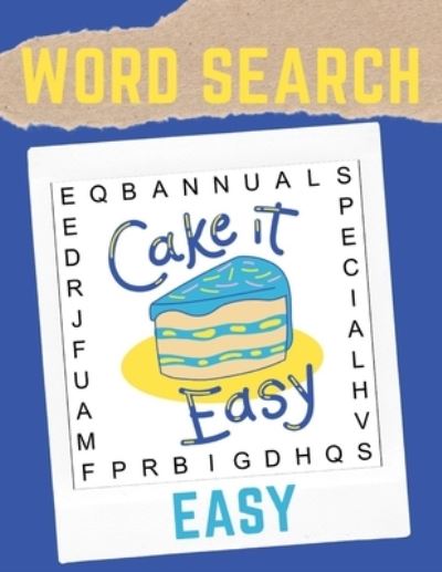 Cover for Getelan Journals · Easy Word Search (Paperback Book) (2020)