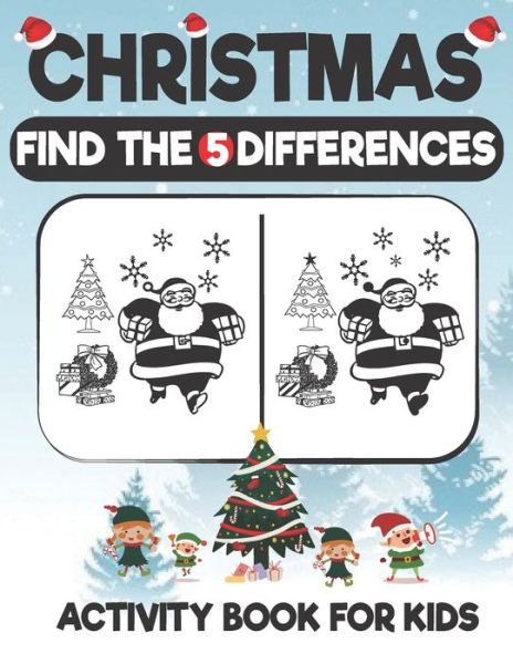 Cover for Alda Activity Book · Christmas Find The 5 Difference Activity Book For Kids (Pocketbok) (2020)