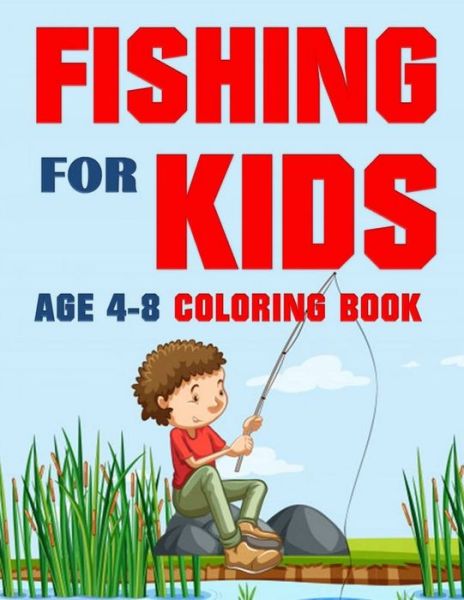 Cover for Blue Digital Media Group · Fishing for Kids Coloring Book (Paperback Book) (2020)