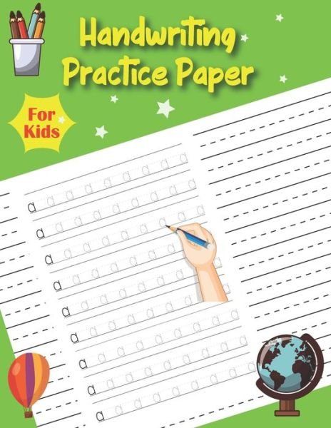 Cover for Skirku Publication · Handwriting Practice Paper For Kids: Letters Tracing Book for Preschoolers - Practice Letters Numbers Shapes and Lines with pen smoothly (Paperback Bog) (2021)