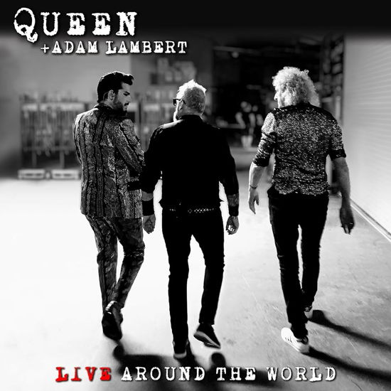 Cover for Queen &amp; Adam Lambert · Live Around The World (Limited Edition, Colored Vinyl, Red, Indie Exclusive) (VINIL) (2020)