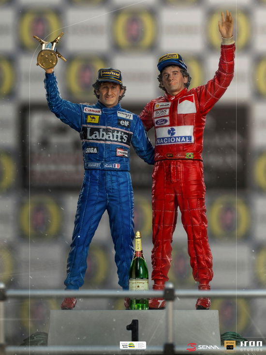 Ayrton Senna Deluxe Art Scale Statue 1/10 Alain Pr - Ayrton Senna - Fanituote - IRON STUDIO - 0609963129140 - sunnuntai 25. syyskuuta 2022