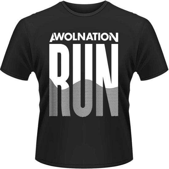Cover for Awolnation · Run Black (T-shirt) [size S] (2015)