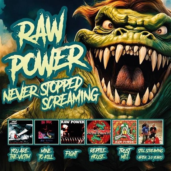 Cover for Raw Power · Never Stopped Screaming (CD) (2024)