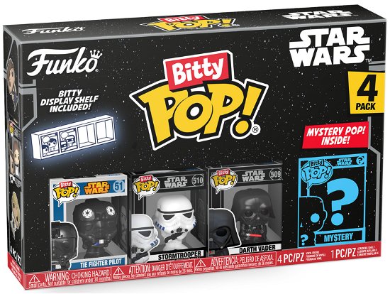 Star Wars - Darth Vader 4pk - Funko Bitty Pop!: - Koopwaar - Funko - 0889698715140 - 5 mei 2023