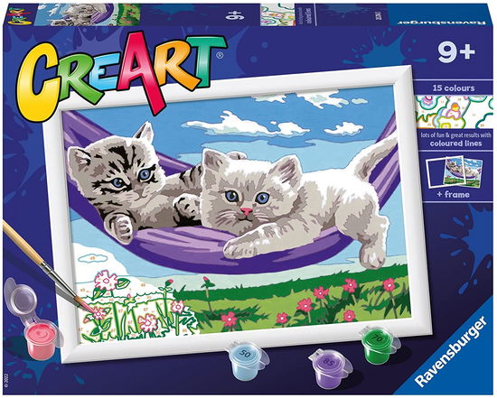 Cover for Ravensburger: Creart Serie D · Gattini Sull'Amaca (MERCH)