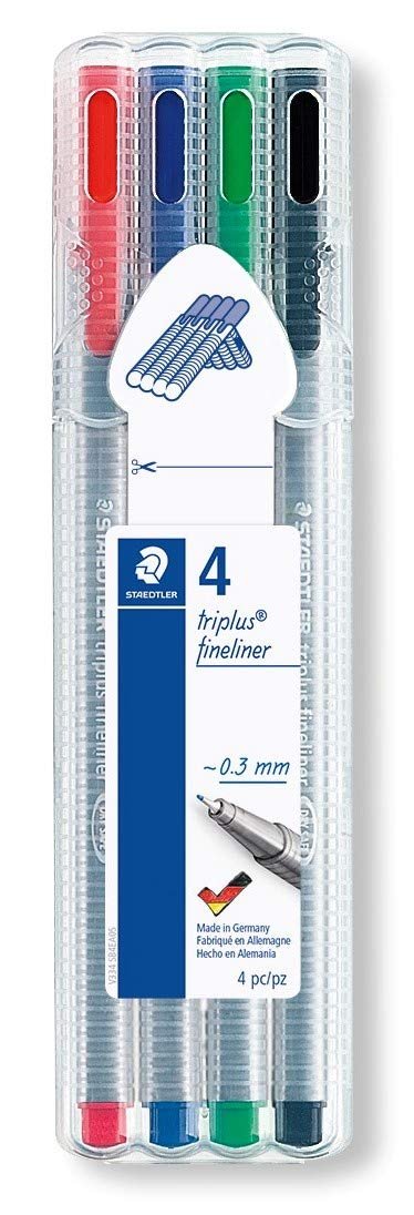 Cover for Staedtler · Fineliner Triplus 0.3mm 4pcs.box (Merchandise) (MERCH) (2020)