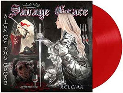 Savage Grace · Sign of the Cross (Red Vinyl) (LP) (2023)