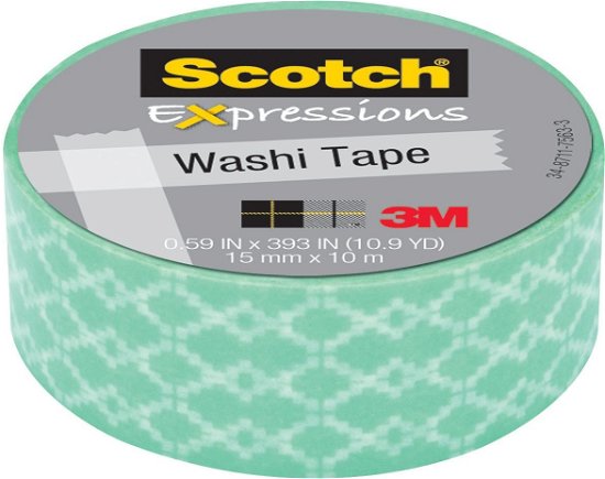 3M Post-it - Nastro Decorativo Scotch Washi Expressions Fucsia E Bianco - 3M Post-it - Merchandise -  - 4046719976140 - 