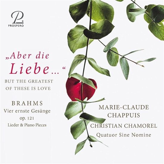 Aber Die Liebe - Songs and Piano Works - Marie-Claude Chappuis - Music - PROSPERO - 4262353970140 - June 2, 2023