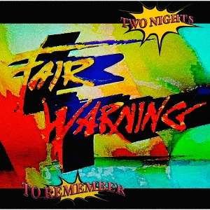 Cover for Fair Warning · Two Nights To Remember (CD) [Japan Import edition] (2019)