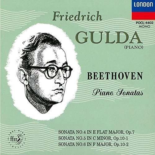 Cover for Friedrich Gulda · Beethoven: Piano Sonatas 4 &amp; 5 (CD) (2015)