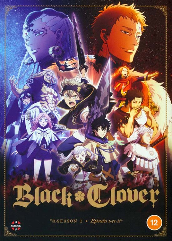 Cover for Black Clover - Season 1 · Black Clover - Complete Season 1 (DVD) (2020)
