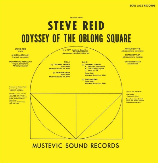 Odyssey Of The Oblong Square (Gold Vinyl) - Steve Reid - Música - SOUL JAZZ RECORDS - 5026328005140 - 7 de outubro de 2022