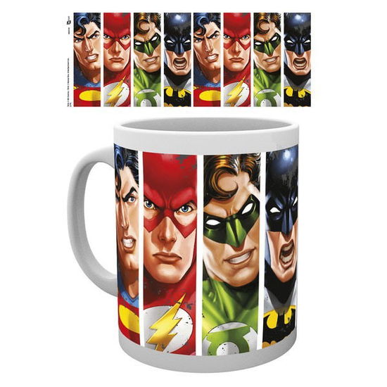 Dc Comics: Justice League Faces (Tazza) - Mug - Merchandise -  - 5028486327140 - July 31, 2016