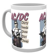 Cover for AC/DC · Ac/Dc: Dirty Deeds (Tazza) (Toys) [White edition] (2019)