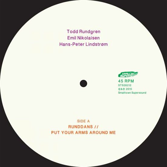 Cover for Todd &amp; Lindstrom &amp; Emil Nikolaisen Rundgren · Put Your Arms Around Me (LP) (2015)