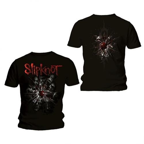 Slipknot Unisex T-Shirt: Shattered (Back Print) - Slipknot - Produtos - Bravado - 5055979928140 - 