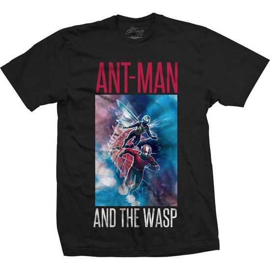 Marvel Comics Unisex T-Shirt: Ant Man & The Wasp Action Block - Marvel Comics - Merchandise -  - 5056170632140 - 