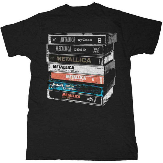 Metallica Unisex T-Shirt: Cassette - Metallica - Merchandise - PHD - 5056187757140 - 7. Oktober 2022