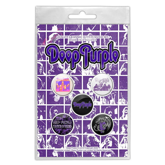 Cover for Deep Purple · Deep Purple Button Badge Pack: Logo (MERCH) (2025)