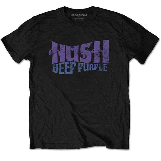 Deep Purple Unisex T-Shirt: Hush - Deep Purple - Produtos -  - 5056368620140 - 