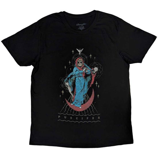 Cover for Puscifer · Puscifer Unisex T-Shirt: Crescent Billy (Black) (T-shirt) [size S] (2024)