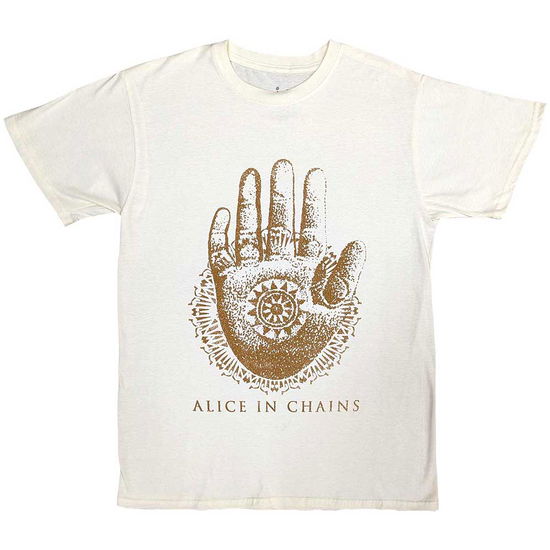 Cover for Alice In Chains · Alice In Chains Unisex T-Shirt: Hand (Natural) (T-shirt) [size M] (2024)