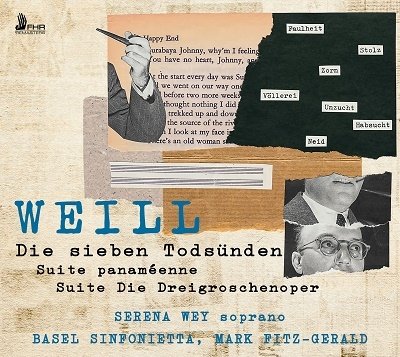 Die Dreigroschenoper Die Sieben Todsunden Suite - Weill / Wey / Sinfonietta - Musikk - FIRST HAND RECORDS - 5060216344140 - 28. april 2023