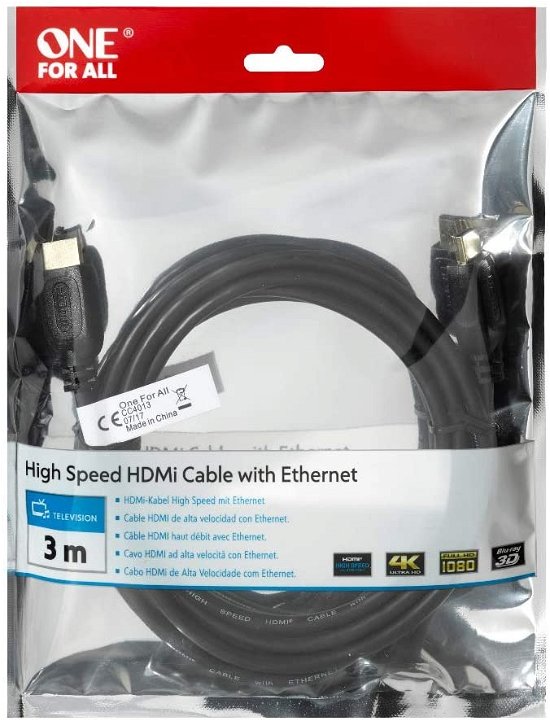 Hdmi Cable 3m Global - Accesorios - Andet - OFAC - 8716184068140 - 27. november 2017